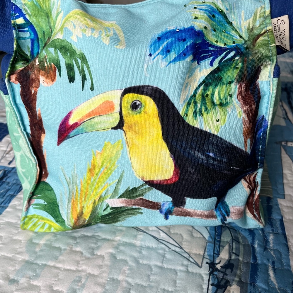 Tropical Toucan Bird Tote Bag